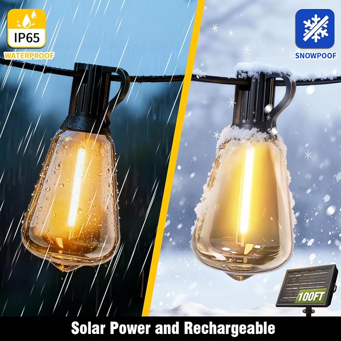 Solar String Lights Outdoor Waterproof - Image 4