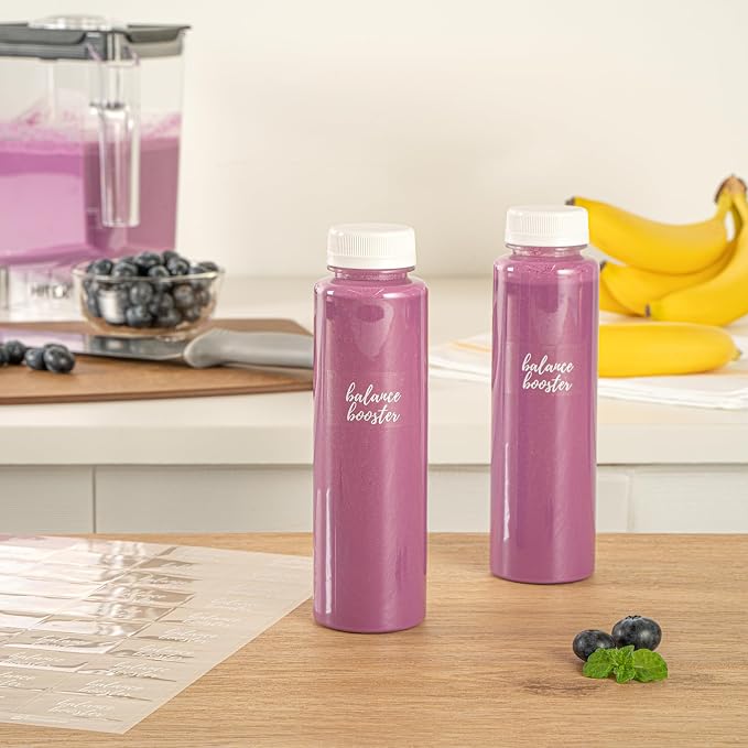 Restaurantware-1.9 x 1 Inch Balance Booster Juice Bottle Labels, 100 - Image 3