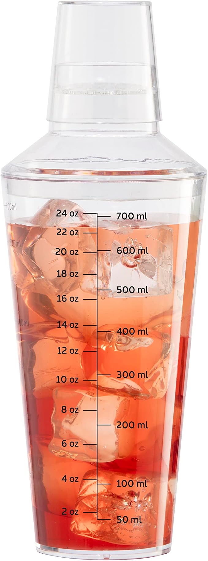 OGGI Clear Cocktail Shaker - 24 oz / 700 ml by OGGI