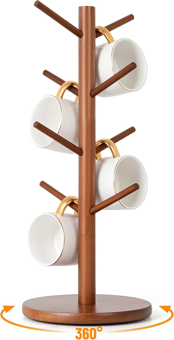 MyLifeUNIT Mug Holder Tree, 360° Rotated Coffee Cup Holder by MyLifeUNIT