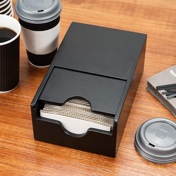 Restaurantware Restpresso 9.5 x 6 x 3.75 Inch Coffee Cup Sleeve Dispenser 1 - Image 4