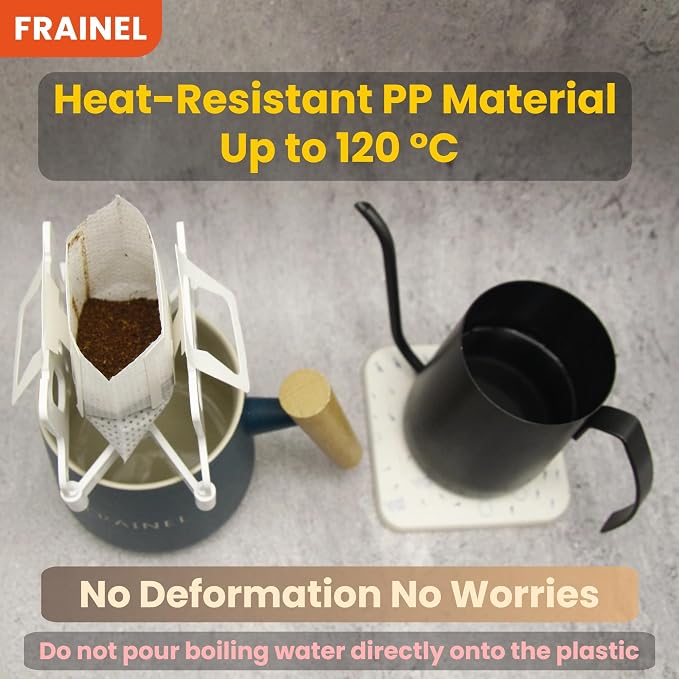 Foldable Drip Coffee Bag Stand – Portable Hanging Ear Filter Holder Bracket - Image 6