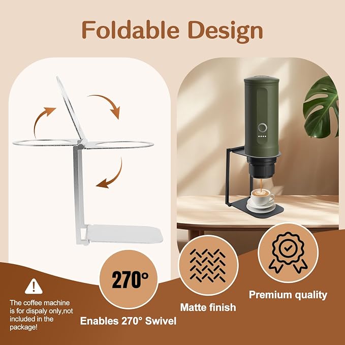 Stand Compatible with Outin Nano – Portable Foldable Coffee Maker Stand with - Image 5