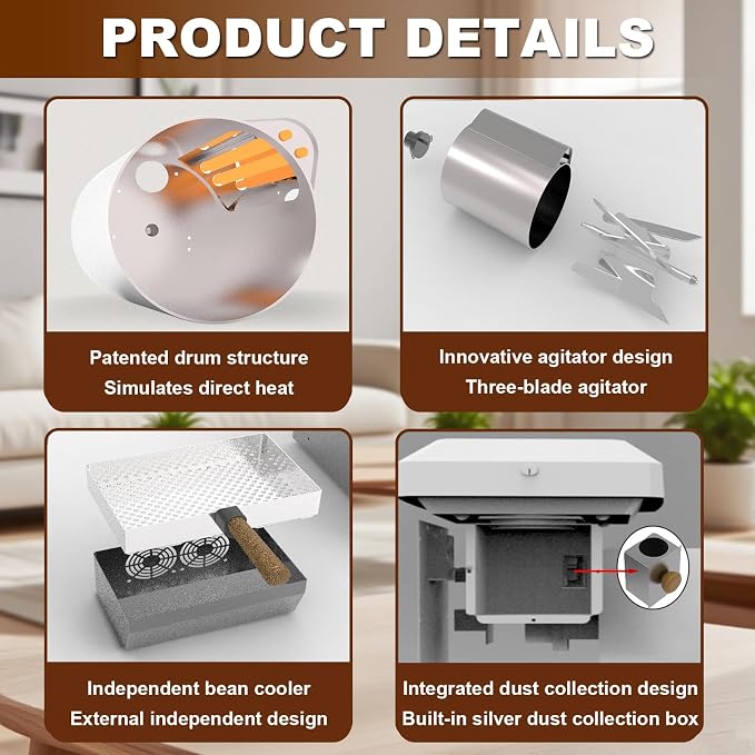 Home Coffee Roaster Coffee Bean Roaster - Image 2