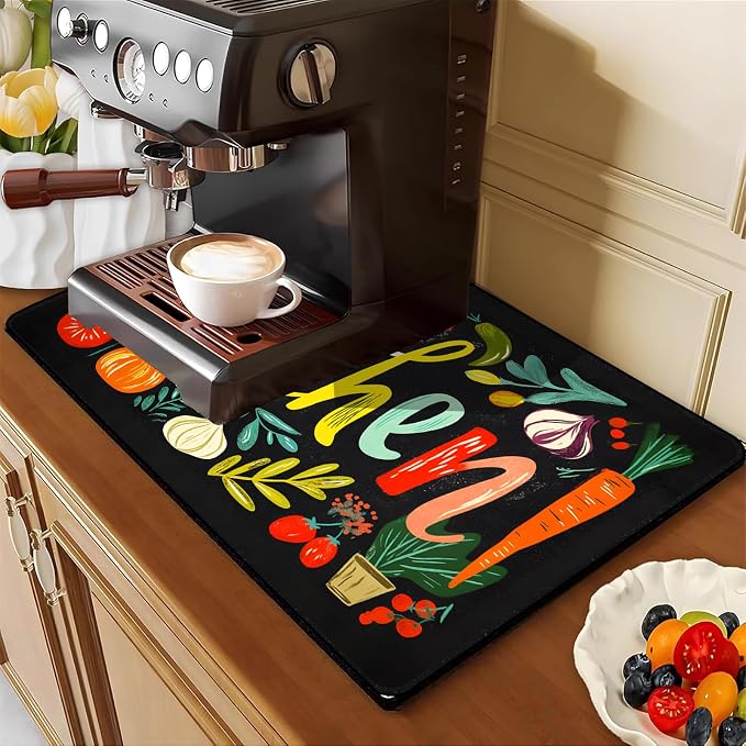 Colorful Kitchen Stove Top Cover 28.3 x 20.5 Inches, Heat Resistant Glass Stove - Image 3
