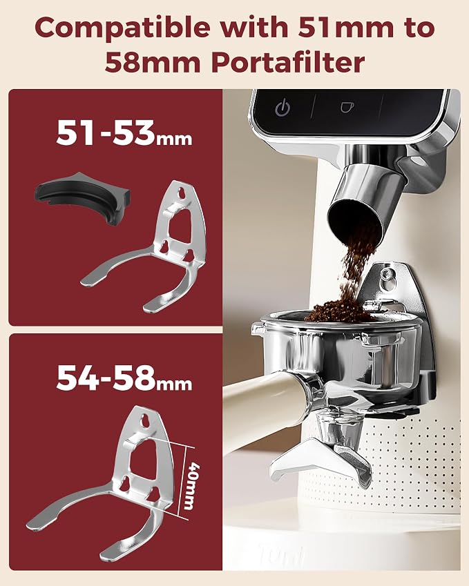 Tuni G2 Conical Burr Coffee Grinder, 70 Grind Settings Anti-static Burr Mill - Image 8