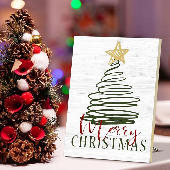 Christmas Tree Merry Christmas Signs - Image 4