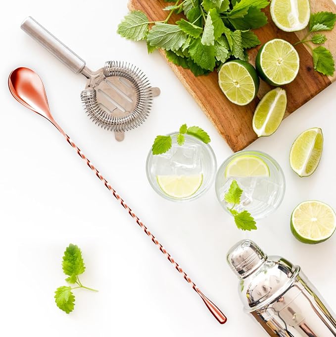 2 Pcs 12 Inches Bar Spoon, Long Handle Mixing Stirrers - Image 4