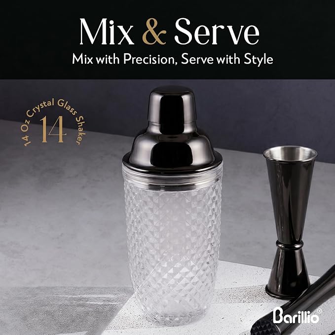 Barillio 14 oz Glass Cocktail Shaker - Image 3