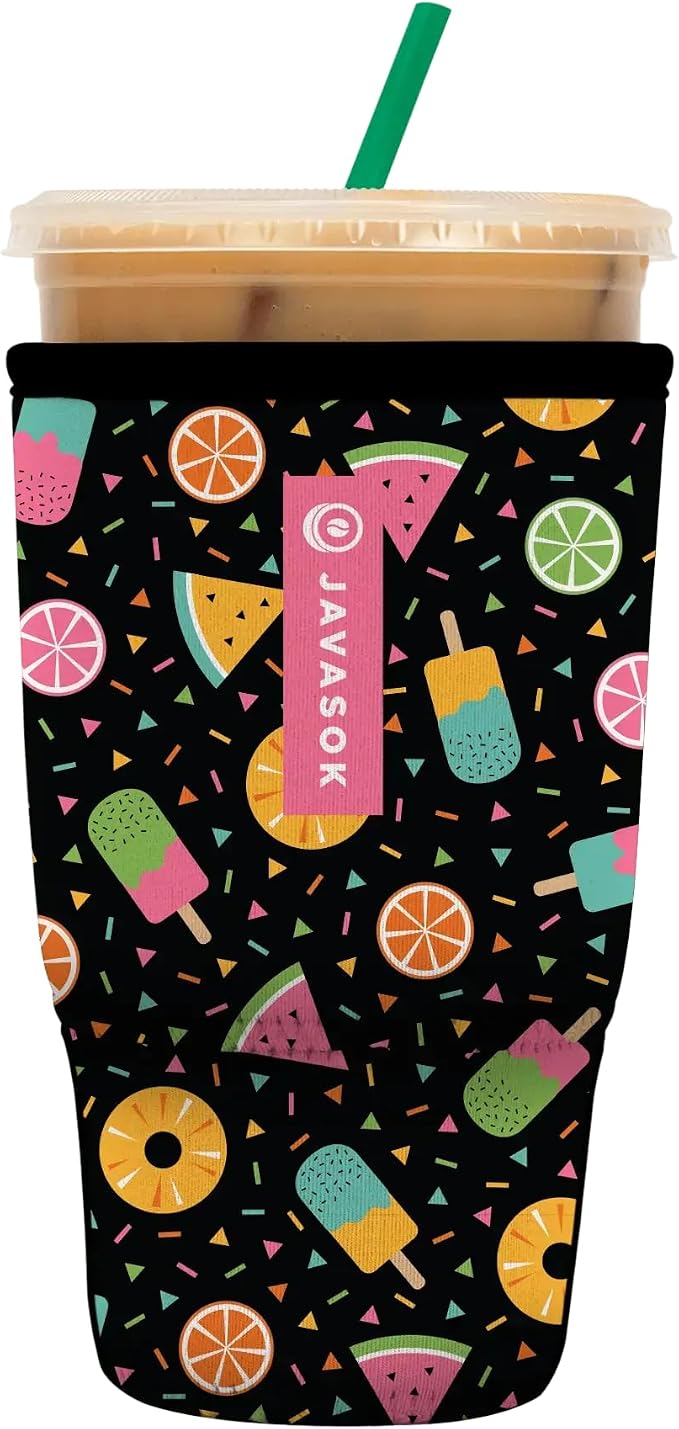 Sok It JavaSok Iced Coffee & Cold Soda Insulated Neoprene Cup Sleeve by SokIt