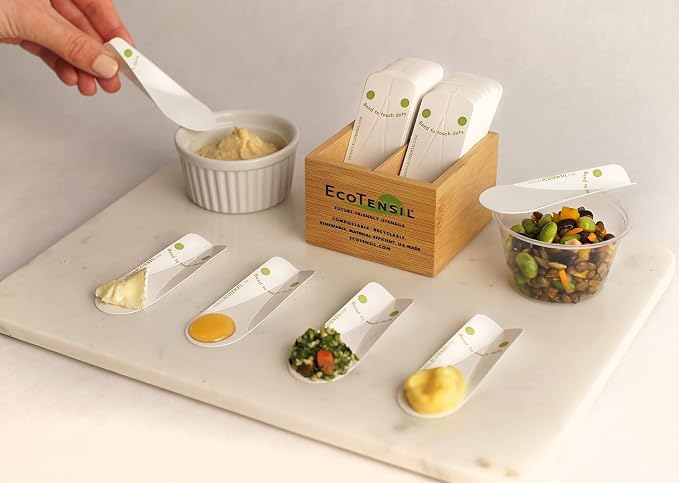 EcoTaster® Mini Bulk Case of 2, 500 Compostable, Disposable, Plastic-Free - Image 8