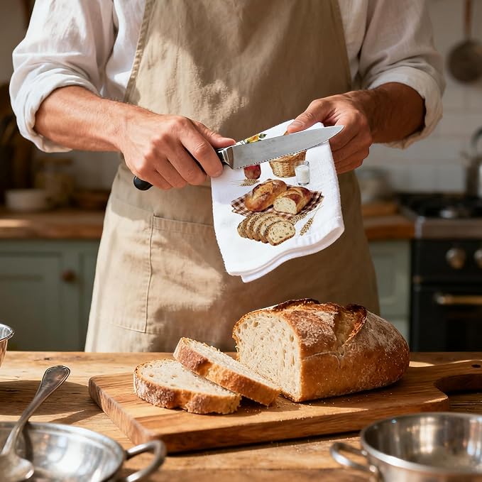 CUTHOLLOW Baking Bread Decorative Kitchen Towels Set of 4, 15.74"x23.62" Soft & - Image 6