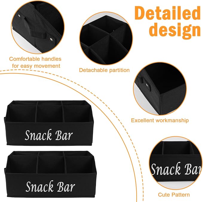 2 Pack Snack Organizer for Countertop - Image 2