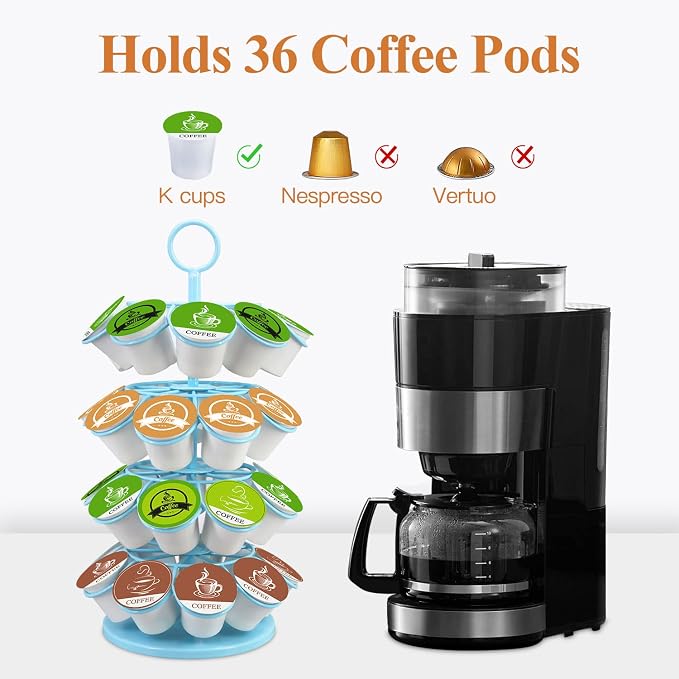 KIMIUP Coffee Pod Holder, Coffee Pod Storage Compatible - Image 3