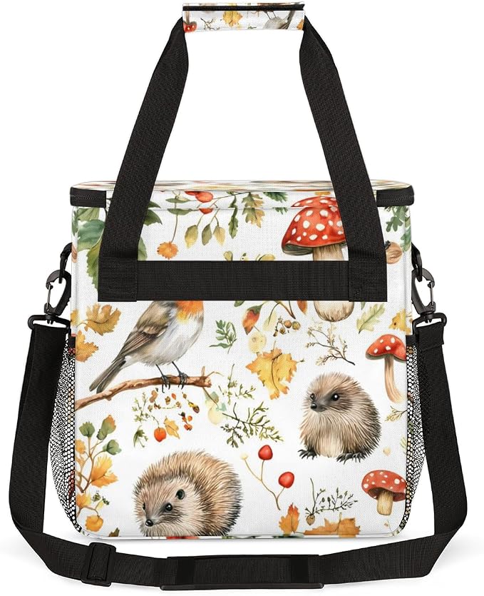 Hedgehog Mushroom Bird Coffee Machine Bag Compatible - Image 5