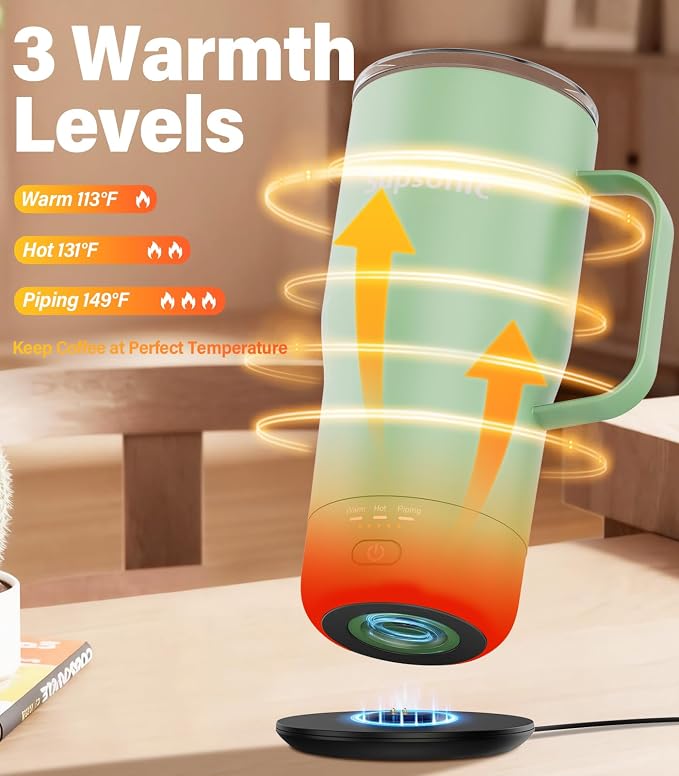 Supsonic - Smart Heated Coffee Mug, 20oz Rechargeable Self Heating Mug - Image 2