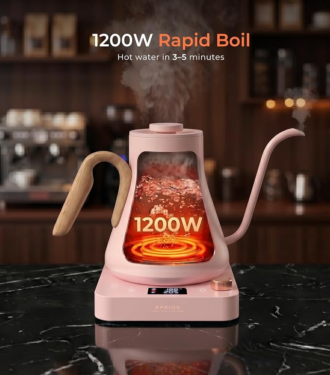 Epeios Electric Kettle, Gooseneck Electric Kettle - Image 5