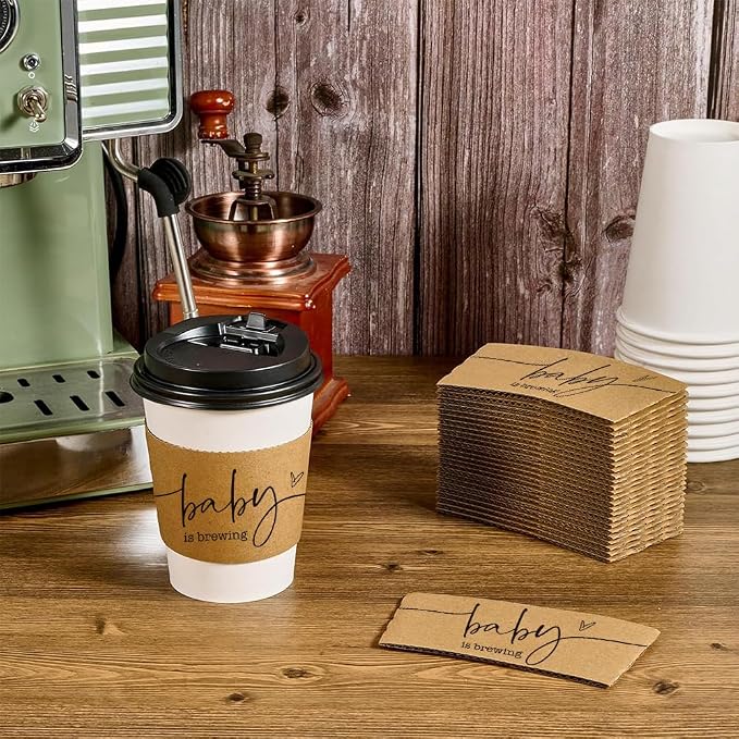 Baby Is Brewing Coffee Sleeves, Hot Iced Coffee Sleeves - Image 4