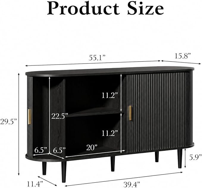 DHH Sideboard Buffet Cabinet - Image 2