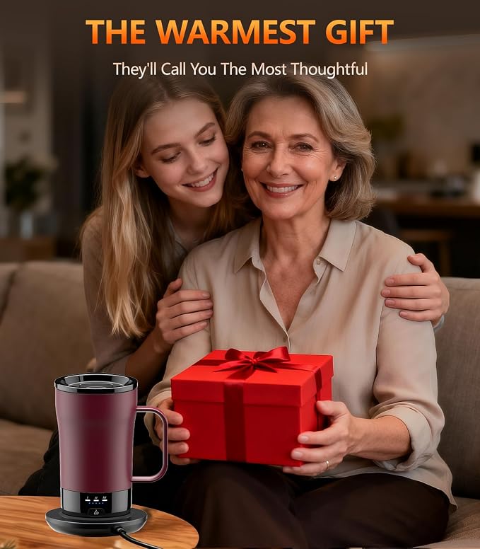 Self-Heating Coffee Mug, 14oz Heated Coffee Mug - Image 7