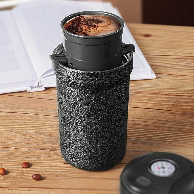 banapoy All in 1 Manual Coffee Bean Grinder, Portable Pour Over Coffee Maker - Image 5