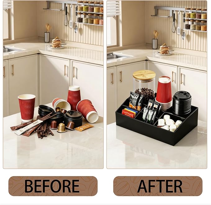 Coffee Station Organizer for Countertop - Image 5