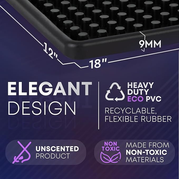 Rubber Bar Mat 18×12" Premium Countertop Mat - Image 3