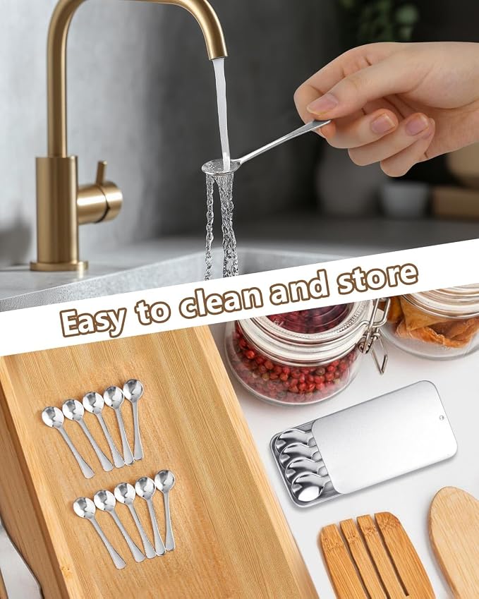 10PCS Tiny Spoons - Image 4