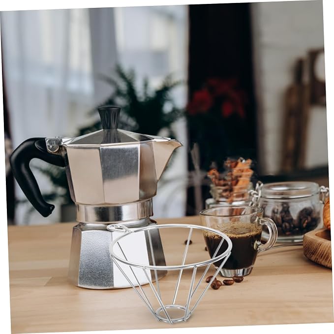 Cone Filter Funnel Stand Stainless Steel Drip Funnel Holder Versatile Coffee - Image 7