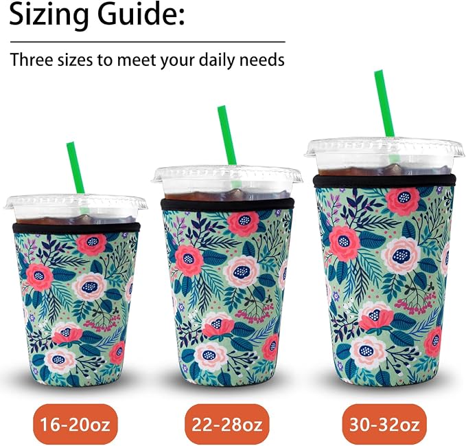Reusable Iced Coffee Insulator Sleeve - Image 2