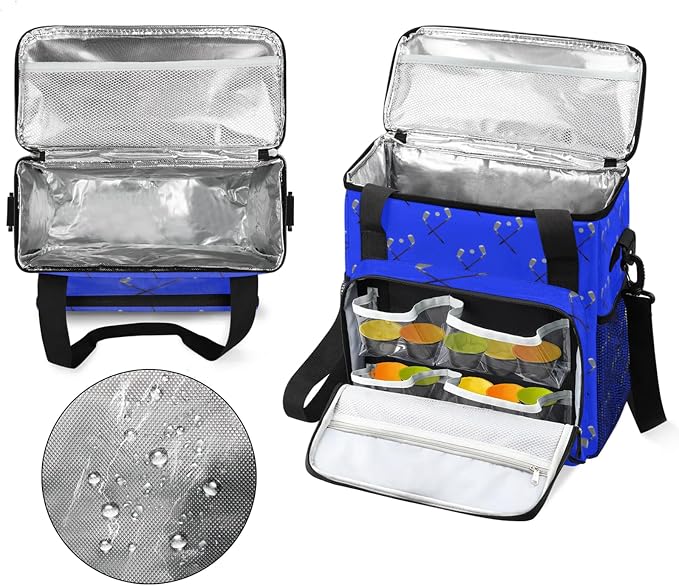 Golf Coffee Maker Travel Bag, Golf Large Carrying Storage Case Insulated - Image 3