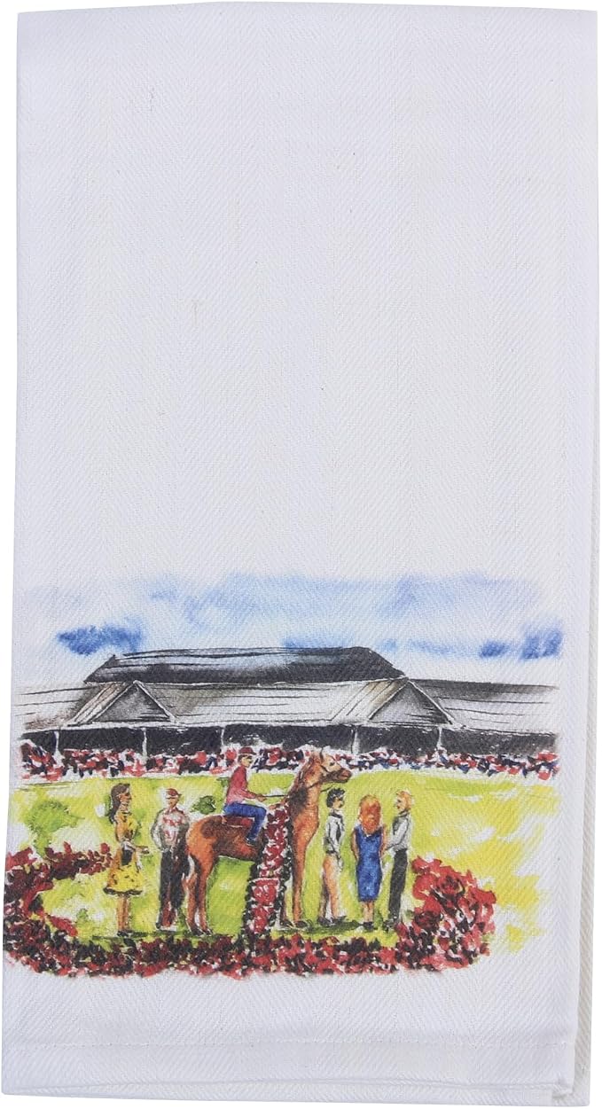 Barrel Down South Derby Horse Racing Tea Towels by BarrelDownSouth