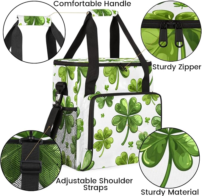 St. Patrick's Day Coffee Maker Travel Bag, Portable Storage Tote Bag - Image 6