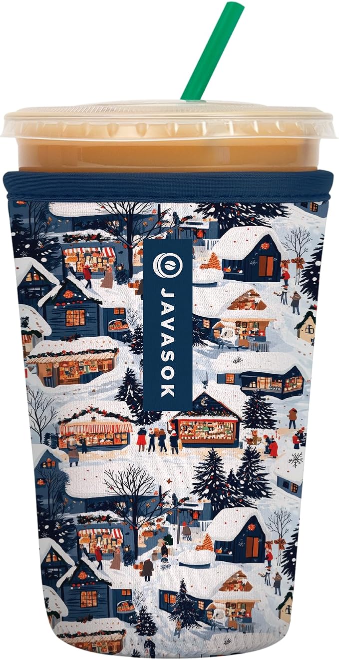 Sok It JavaSok Iced Coffee & Cold Soda Insulated Neoprene Cup Sleeve by SokIt