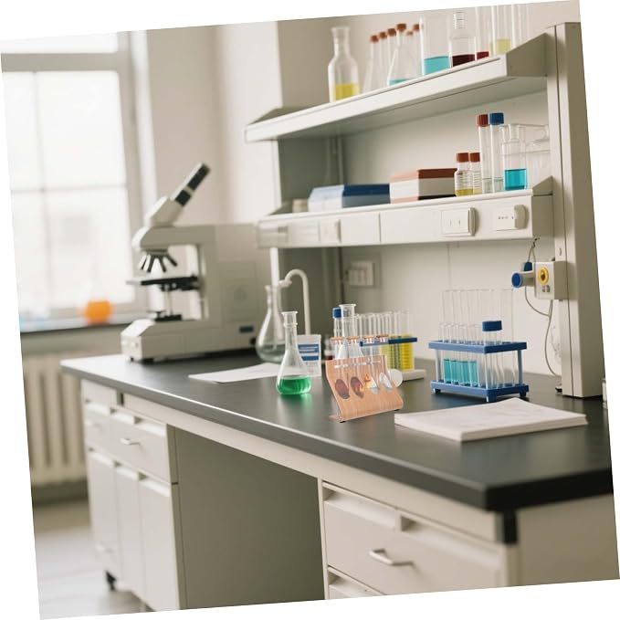 Cabilock 1set Coffee Beans Display Rack Shelf Clear Test Tube Holder - Image 6