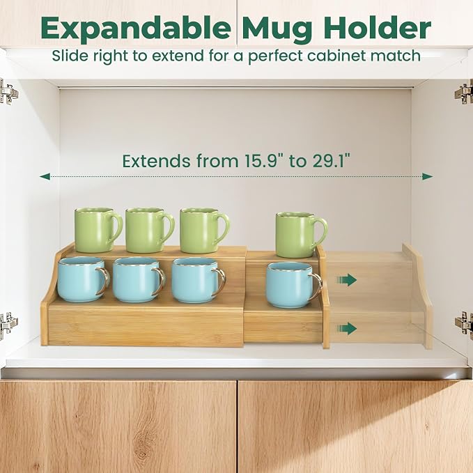 EsLuker.ly Coffee Mug Cup Holder Rack - Image 4