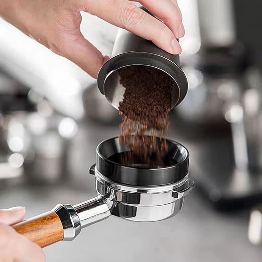 58mm Dosing Funnel, Aluminum Coffee Dosing Ring Espresso Portafilter Funnel - Image 6