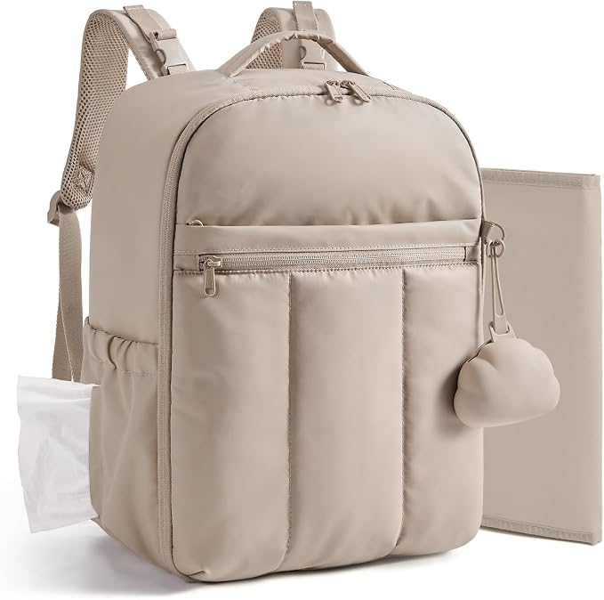 BAGSMART Baby Diaper Bag Backpack, Lightweight Puffy Diaper Bag by BAGSMART