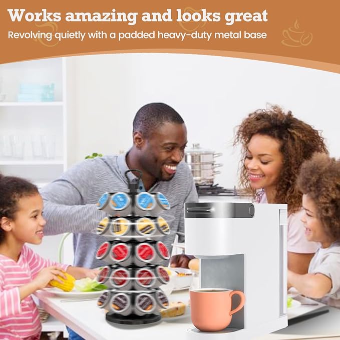 BLACKSMITH FAMILY 40 Pods Capacity Very Easy Assembly K Cup Holders, K Cup - Image 4