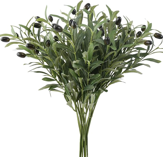 Leftover 6PCS 18Inch Faux Olive Branches by LEFTOVER