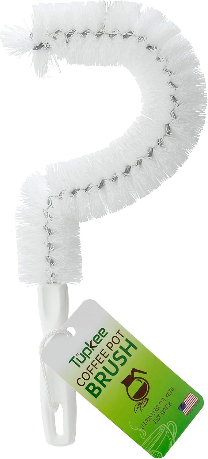 Coffee Pot Cleaning Brush – Non Scratching, Long Lasting Bristles, Curved - Image 8