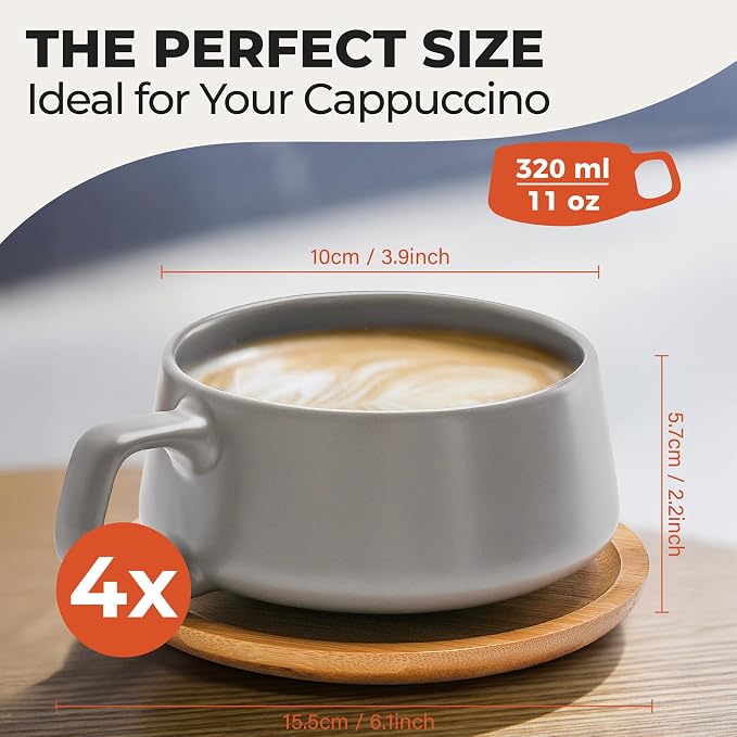 MIAMIO – 11 Oz., Coffee Cups Ceramic Mug - Image 6