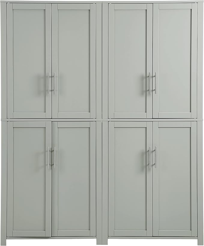 Crosley Furniture Savannah 2-Piece Pantry Storage Cabinet Set - Image 4