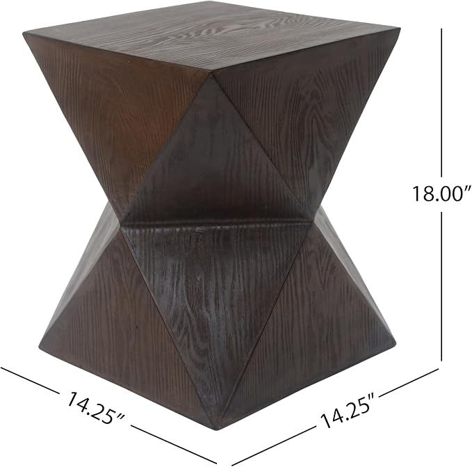 14.25 Inch Concrete Side Table - Image 2