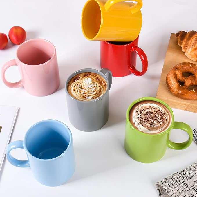 BYCNZB 12oz coffee mug set of 6 Coffee Mugs - Image 5