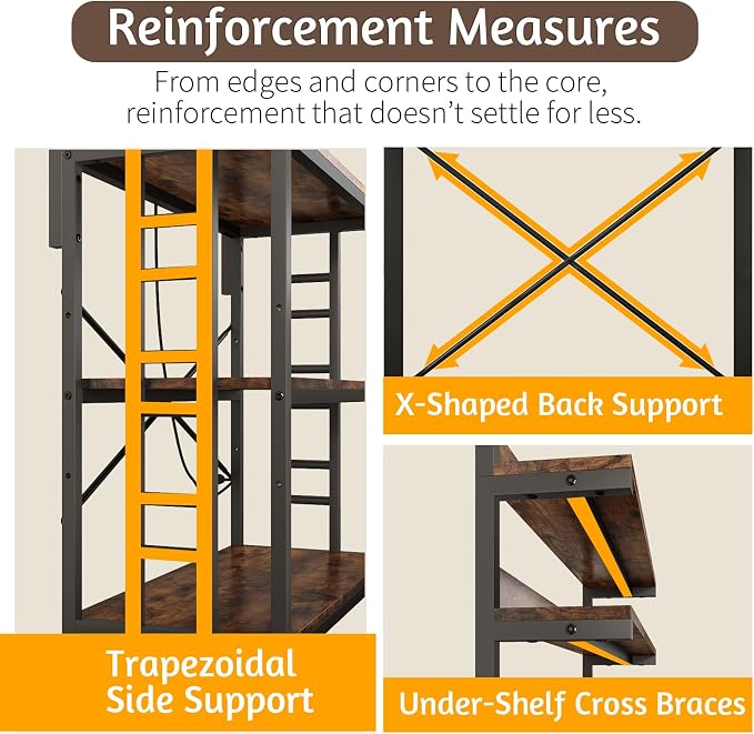 METYERRY Adjustable Bakers Rack - Image 8