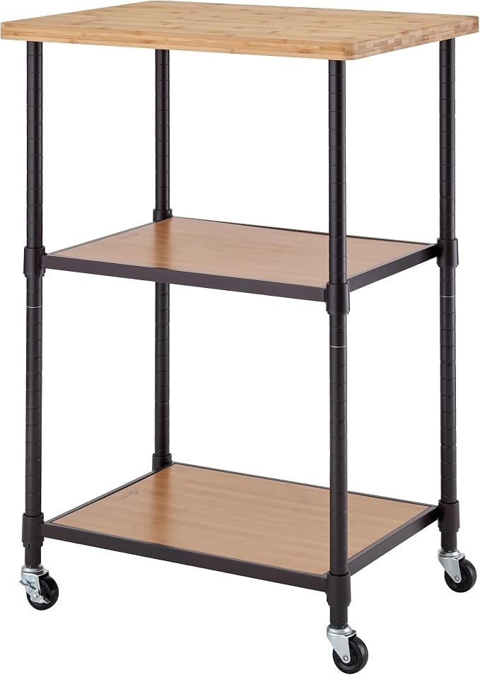 3-Tier Mobile Kitchen Storage Cart by TRINITY