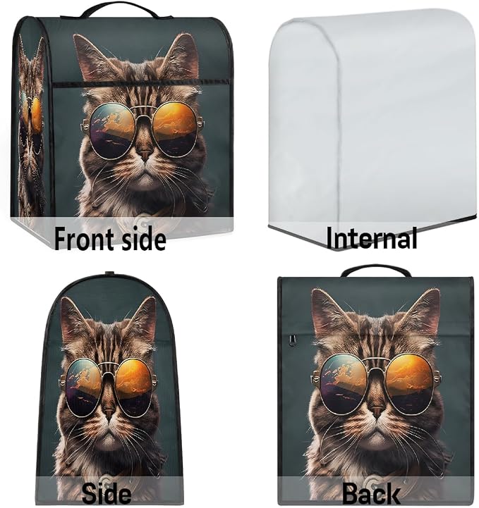 Cat Kitchen Aid Mixer Cover Compatible Stand Mixer Dust Cover | Funny Animal - Image 7