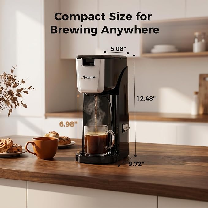 2-in-1 Single Serve Coffee Maker - Image 5