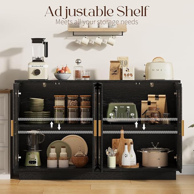 Sideboard Buffet Cabinet with Storage - Image 4